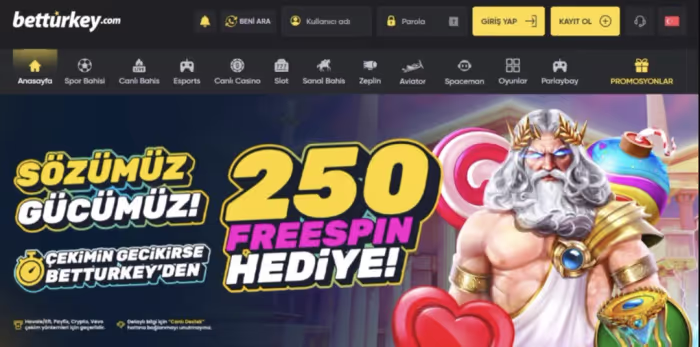 Betturkey casino bonusları